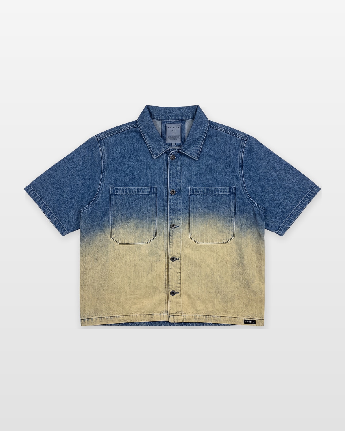 CAMISA BOXY FIT JEAN · Azul