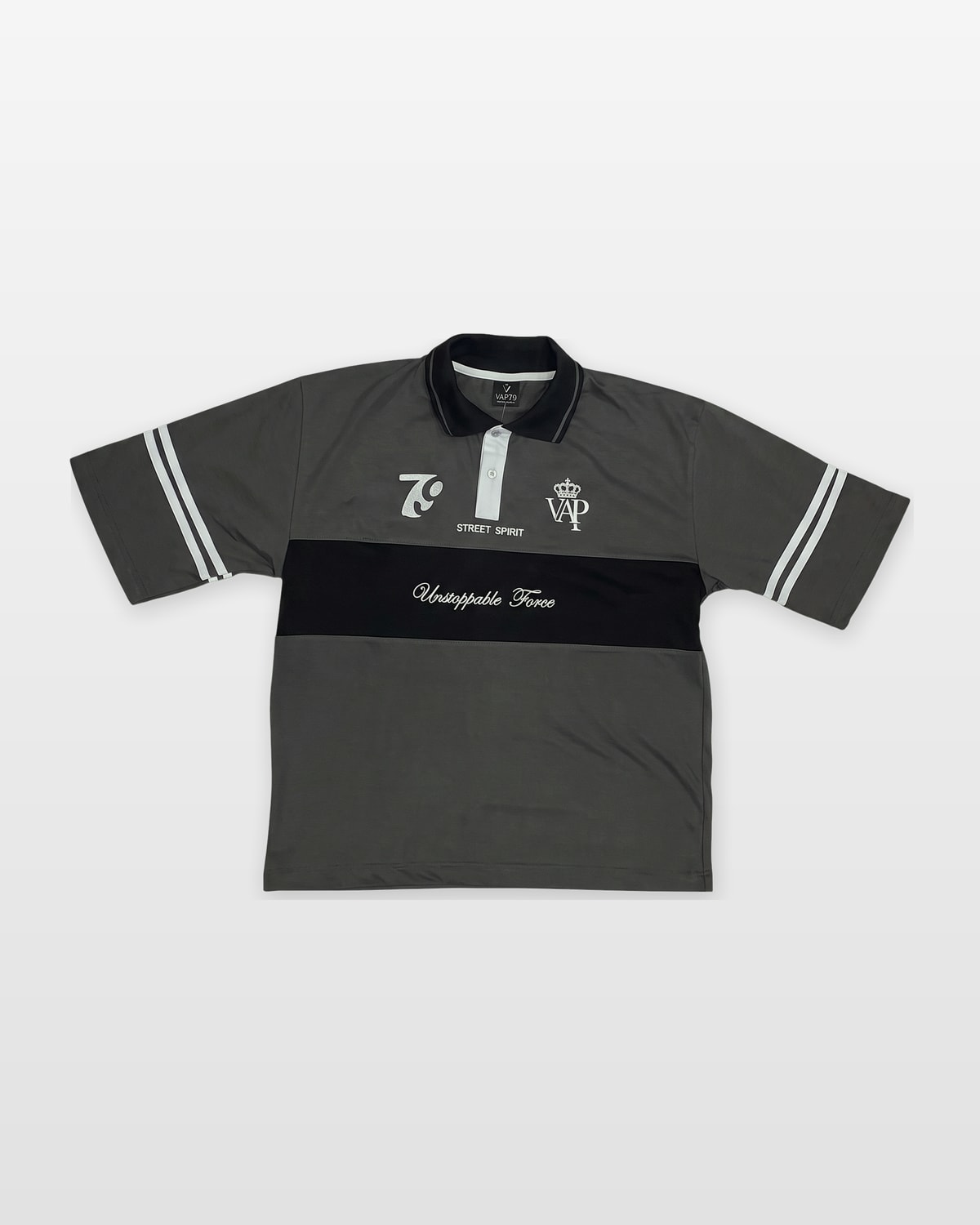 CAMISERO BOXY FIT VAP · Gris