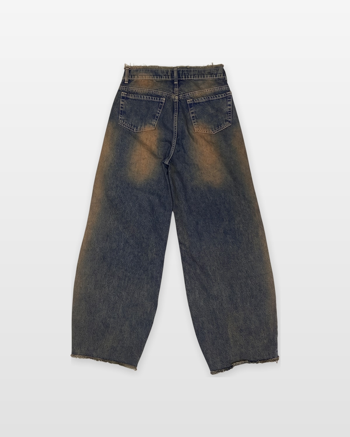 PANTALON BAGGY CADERA VALALA CUADROS · Óxido