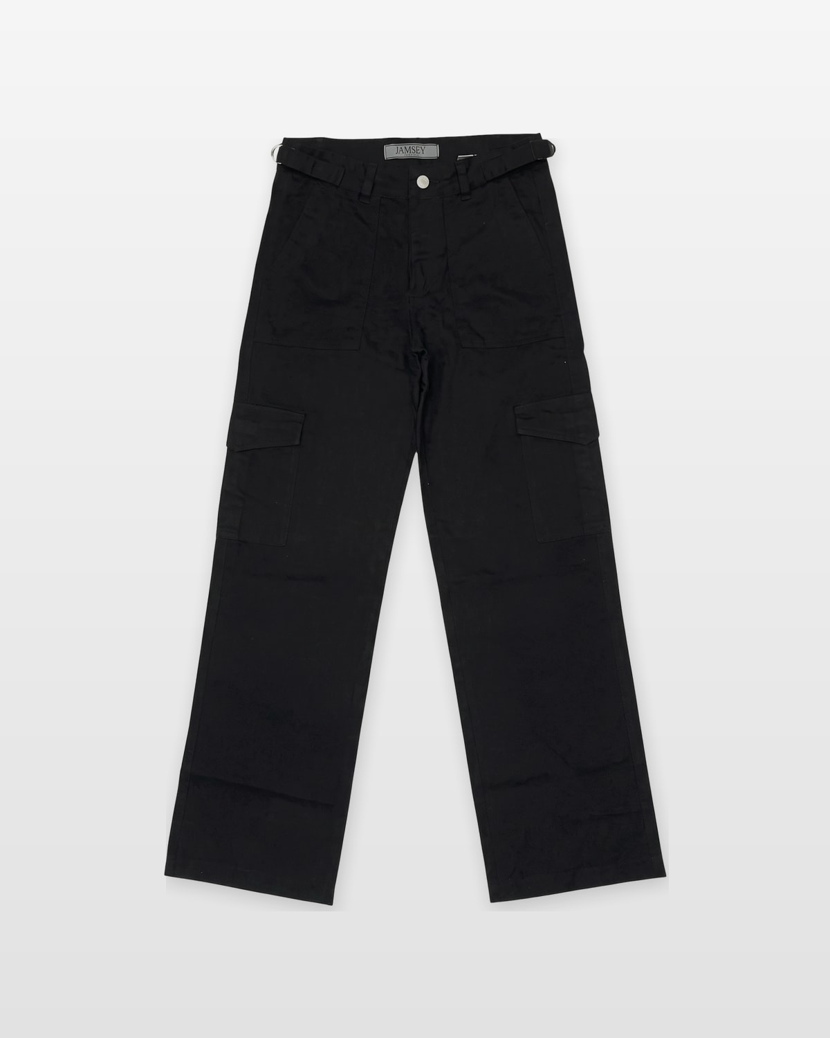 PANTALON BAGGY CARGO JAMSEY · Negro
