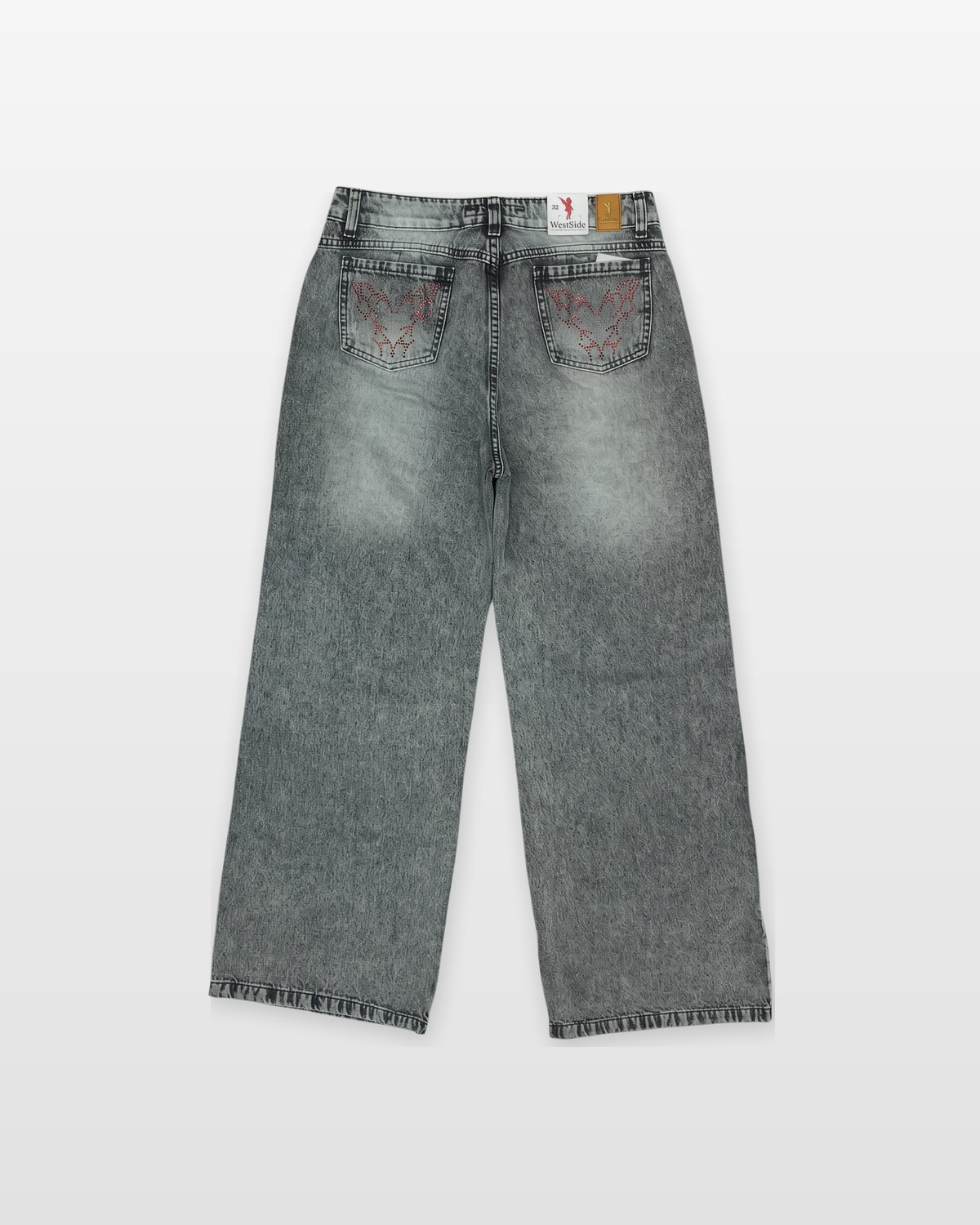 PANTALON BAGGY CINTURA SAN VALENTIN · Gris