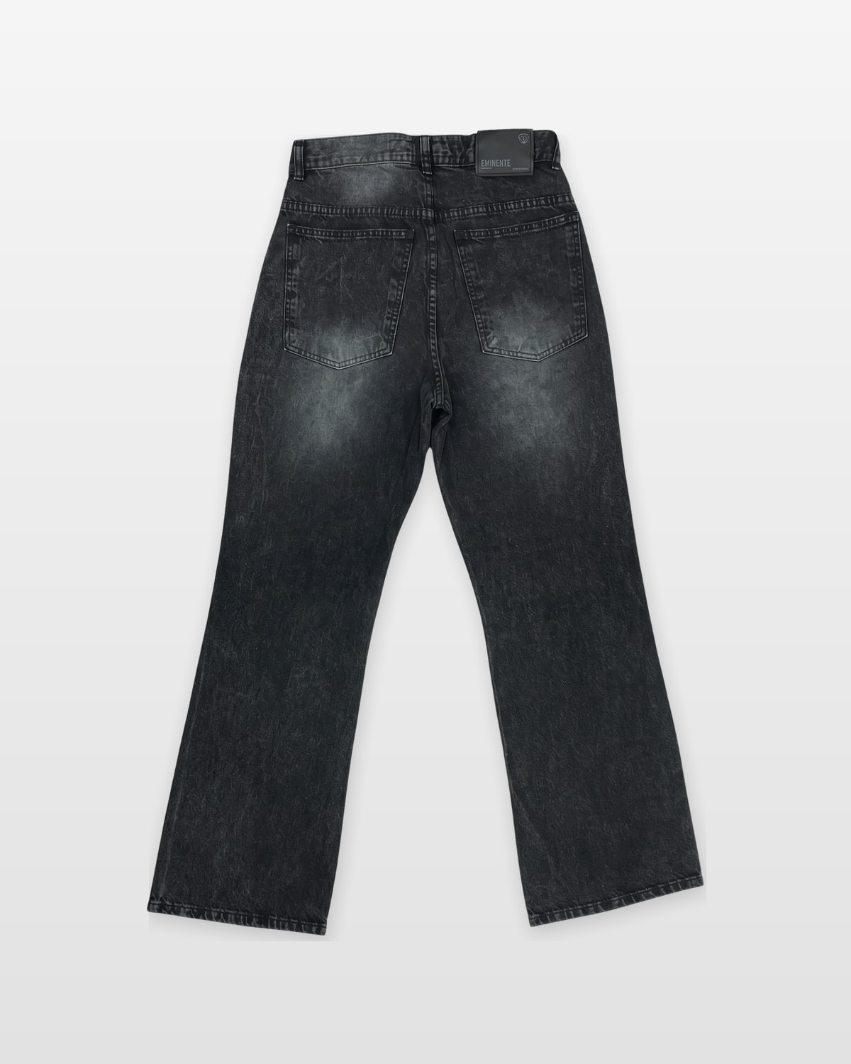 PANTALON FLARE BRILLOS · Negro