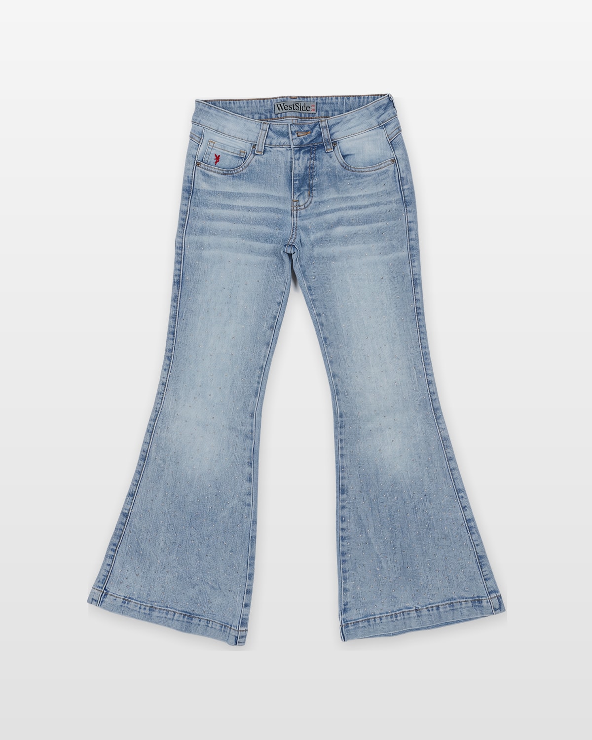 PANTALON FLARE WESTSIDE · Hielo