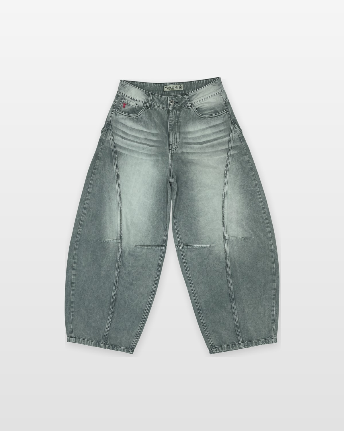 PANTALON GLOBO WESTSIDE · Gris
